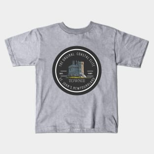 TOWNIE T-Shirt, The Original Coastal Elite ST JOHNS NEWFOUNDLAND Kids T-Shirt